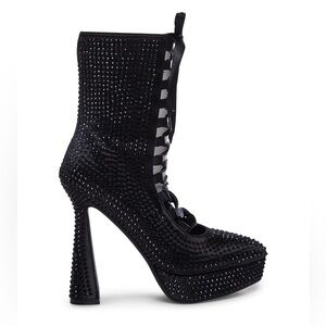 Dolls Kill Unholy VAMP OR DIE RHINESTONE BOOTIES / SOLD OUT online !